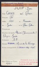 Archives Gard antisémitisme Seconde Guerre mondiale 1939-1945