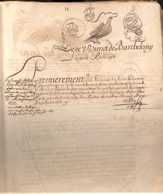 Archives Gard Nîmes compoix cadastre dessin calligraphie