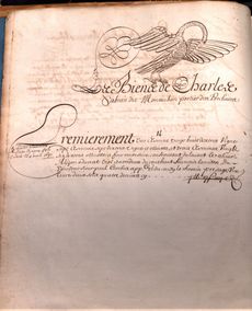 Archives Gard Nîmes compoix cadastre dessin calligraphie