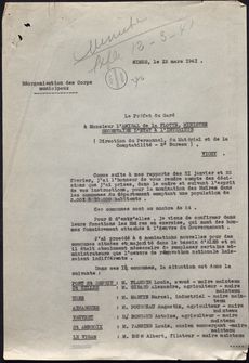 Archives Gard antisémitisme Seconde Guerre mondiale 1939-1945