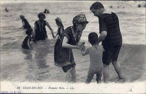 Archives, Gard, mer, plage, bain, Grau-du-Roi, station balnéaire