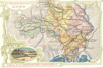Archives, Gard, département, création