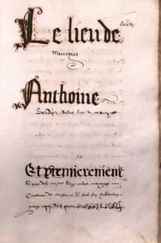 Archives Gard L'Estréchure compoix cadastre dessin calligraphie