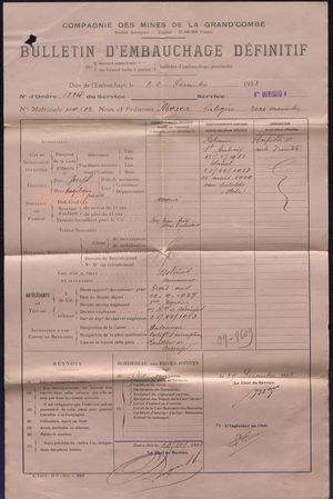 Gard, Archives, migrations, immigration, étranger, exil, main d'oeuvre 