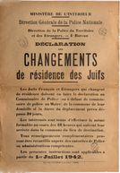 Archives Gard antisémitisme Seconde Guerre mondiale 1939-1945