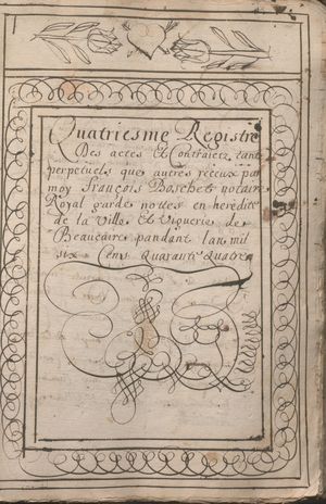 Archives Gard dessin notaire calligraphie