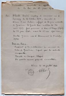 Archives Gard antisémitisme Seconde Guerre mondiale 1939-1945