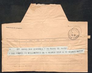 Archives, Gard, climat, inondations, gelée, foudre, sècheresse, canicule, Aigoual