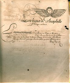 Archives Gard Nîmes compoix cadastre dessin calligraphie