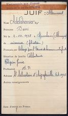 Archives Gard antisémitisme Seconde Guerre mondiale 1939-1945