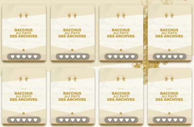 Archives, Gard, jouer, memory, Bacchus, vigne, vin