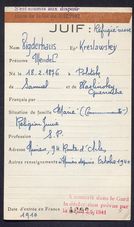 Archives Gard antisémitisme Seconde Guerre mondiale 1939-1945