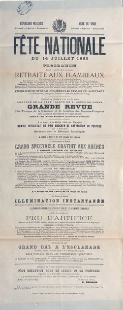 archives Gard fête nationale 14 juillet