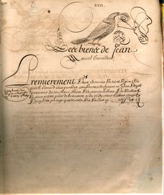 Archives Gard Nîmes compoix cadastre dessin calligraphie