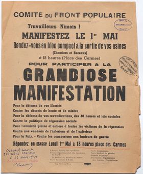 archives Gard muguet fête du travail 1er mai
